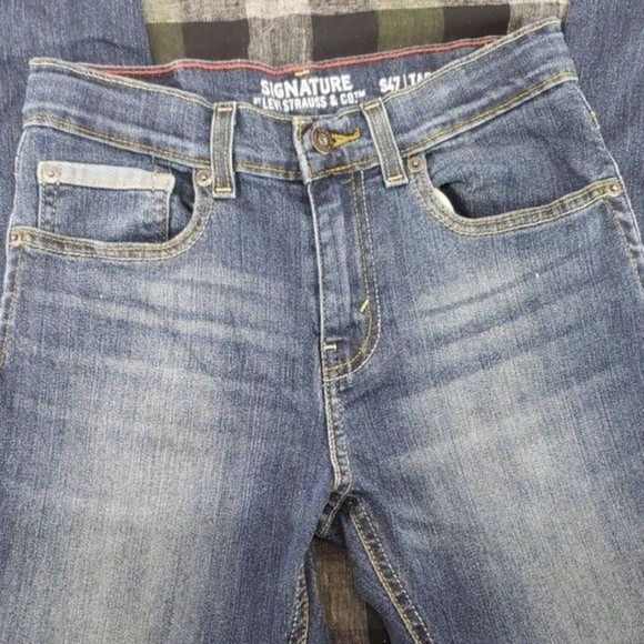Levi's S47 Taper Unisex Boys Girls Jeans Denim Size 14 Regular - Picture 2 of 8